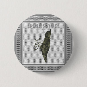 Botón de Palestina libre con diseño de bufanda pal