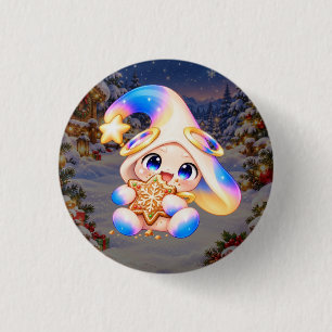 Botón de Pastel de Navidad de Galleta - Pin Adorab