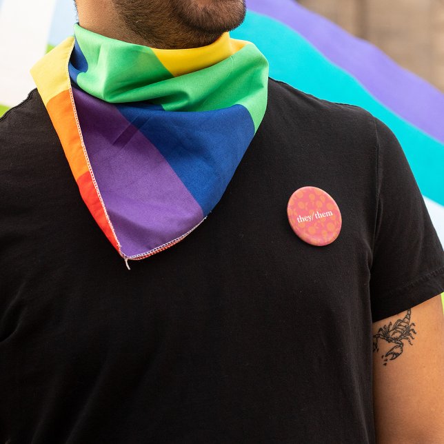 Botón de patrón abstracto de mandarina (Subido por el creador)