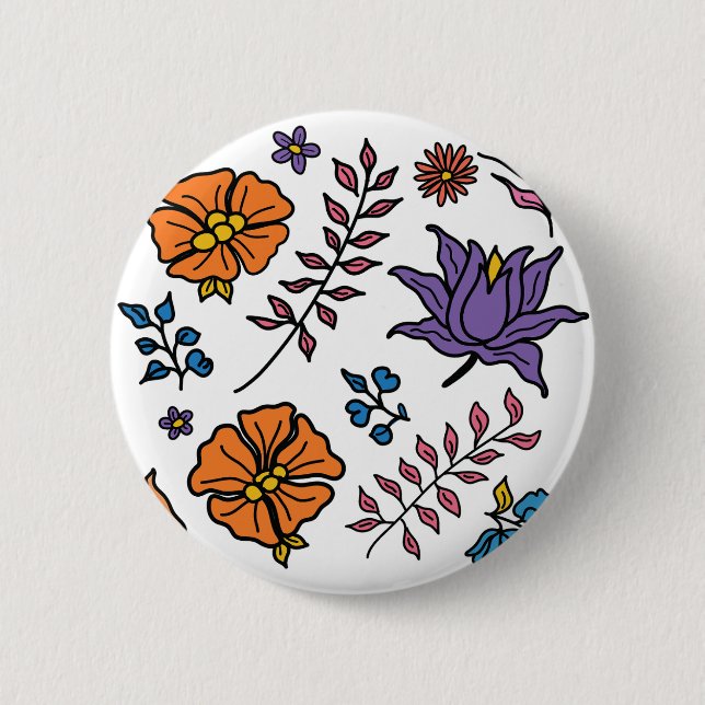 Botón de Patrón Floral (Anverso)