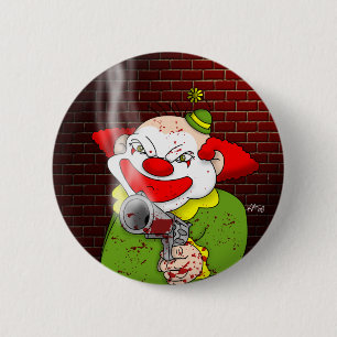 Botón de payaso asesino