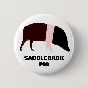 Botón de Personalizable de cerdo de respaldo
