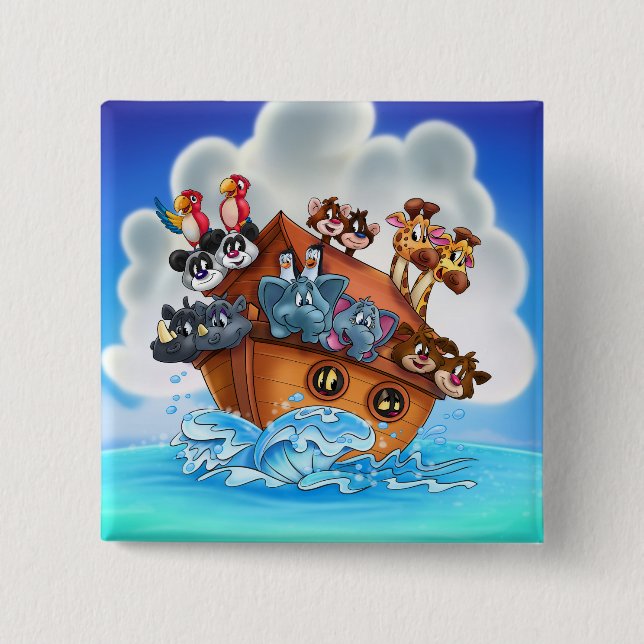 botón de personalizado de arte de noah (Anverso)