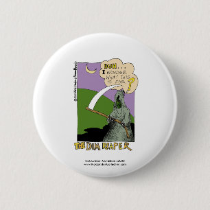 botón de Personalizado divertido Dim Reaper Hallow