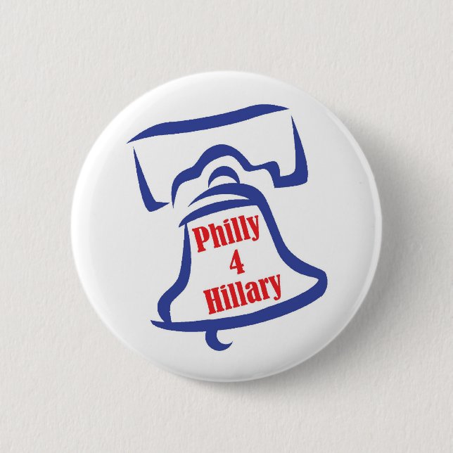 Botón de Philly 4 Hillary (Anverso)