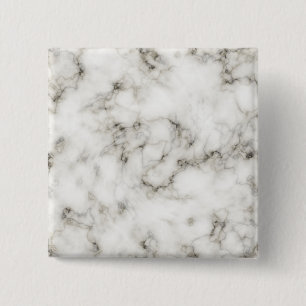 Botón de piedra de mármol blanco fresco del