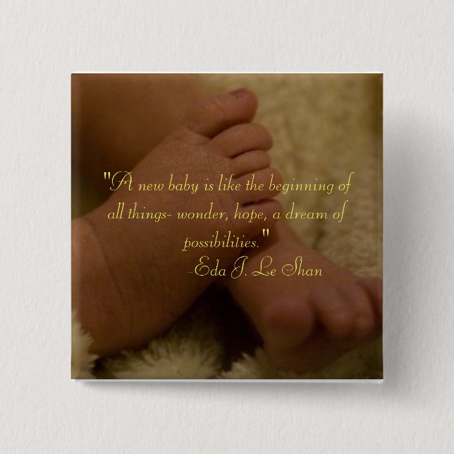 botón de pies de bebé (Anverso)