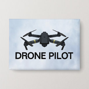 Botón de piloto de dron