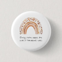 Botón de Pin de Arcoíris Boho