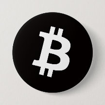 Botón de Pin de Bitcoin (Grande)