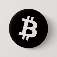 Botón de Pin de Bitcoin (Mediano)