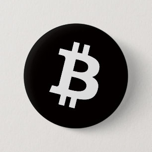Botón de Pin de Bitcoin (Mediano)