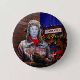 Botón de pin de corazón frío