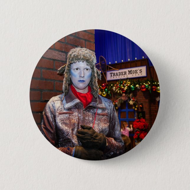 Botón de pin de corazón frío (Anverso)