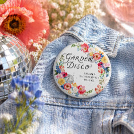 Botón de Pin de Despedida de Soltera Disco de Jard