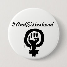 botón de pin de empoderamiento femenino #AndSister