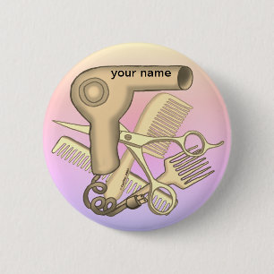 Botón de pin de esteticista