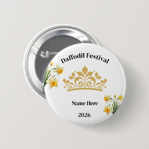 Botón de Pin de Festival de Narcisos