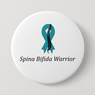 Botón De Pin De Guerrero Spina Bifida Con Cinta Ve