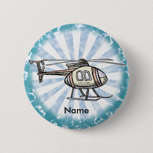 Botón de pin de Helicóptero Frenético