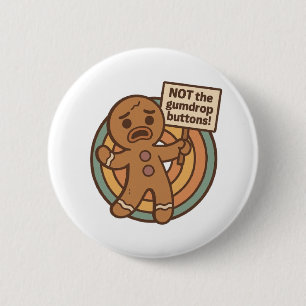 Botón de Pin de Navidad de Gingy