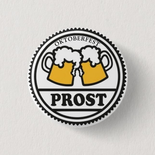 Botón de pin de Oktoberfest PROST (Anverso)
