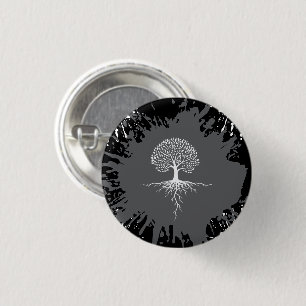 Botón de Pin de Salpicadura del Árbol de la Vida
