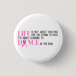 Botón de pin de sensibilización sobre el cáncer