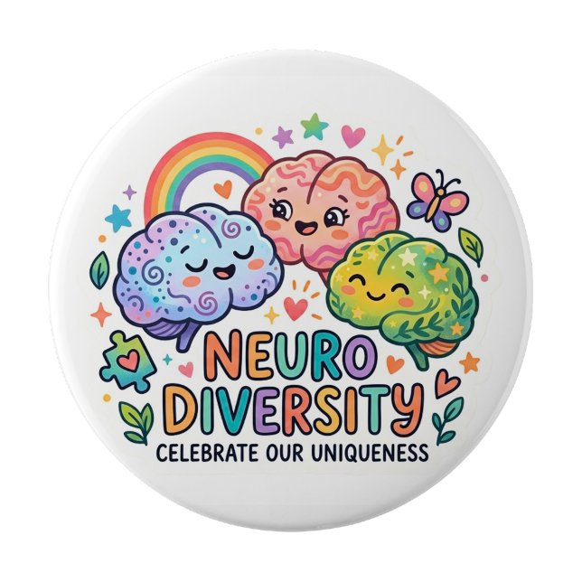 Botón de pin divertido de neurodiversidad (Neuro Diversity Funny Pin button)