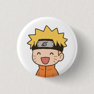 Botón de Pin Ninja Chibi Lindo - Estilo Anime Kawa