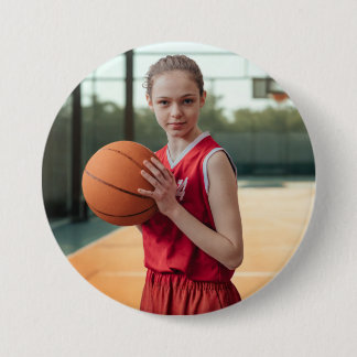 Botón de Pin Personalizado de Fotos Deportivas