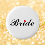 Botón de Pin Redondo para la Despedida de Soltera<br><div class="desc">Hermoso,  elegante,  divertido,  genial,  personalizado,  elegante botón redondo con respaldo de pin para la novia para la despedida de soltera,  fiesta de soltera,  fiesta de boda.</div>