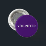 Botón de pin simple y elegante de color púrpura vo<br><div class="desc">Botón de anclaje elegante,  violeta y blanco sencillo minimalista estilo elegante Personalizable de texto,  crear el propio</div>