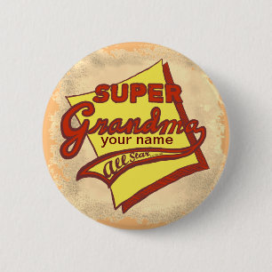 botón de pin Super Grandma