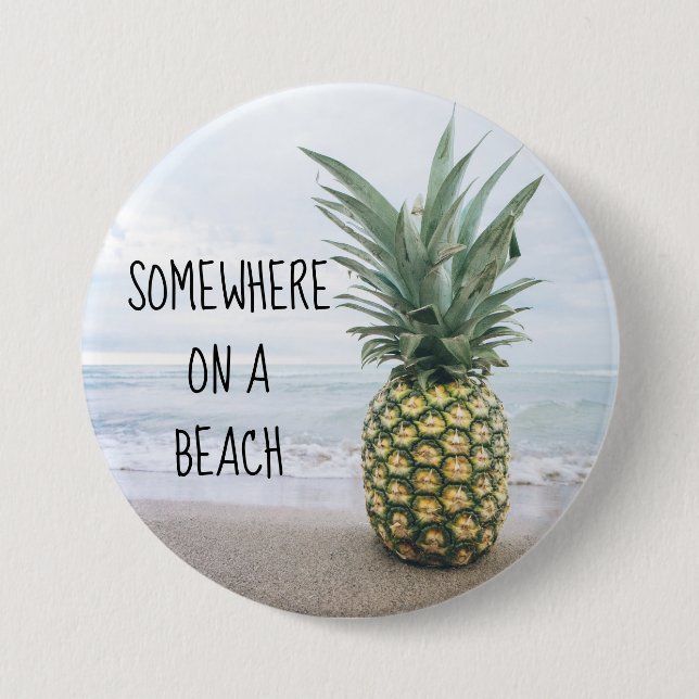 Botón de Piña en Alguna Parte de la Playa (Anverso)