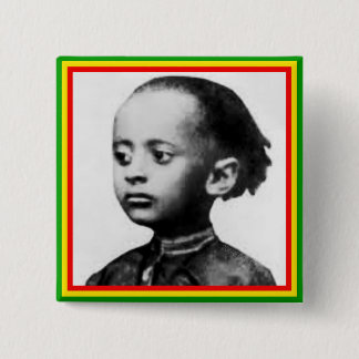 Botón de Pinback de la insignia de Rastafari Lij