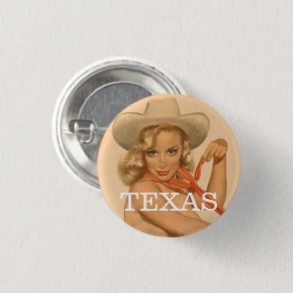 BOTÓN DE PINBACK DEL CHICA DE PINBACK DE TEXAS