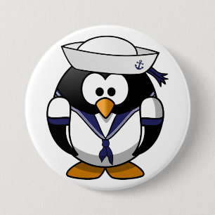 Botón de Pingüino Marinero