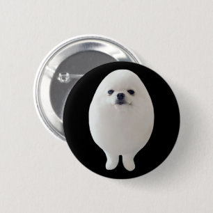 Botón de pinza de meme de perro de huevo