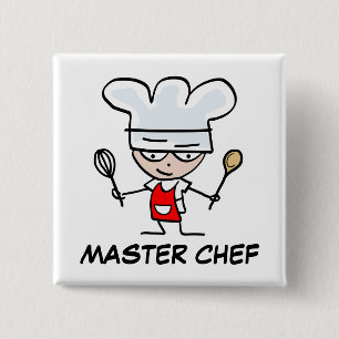 botón de pinza del chef maestro