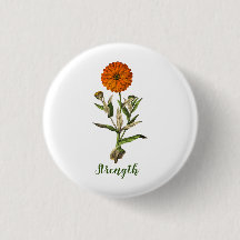 botón de pinza Inspiradora de fuerza de Marigold