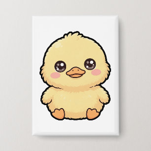 Botón de Pollito de Pato Bebé Adorable