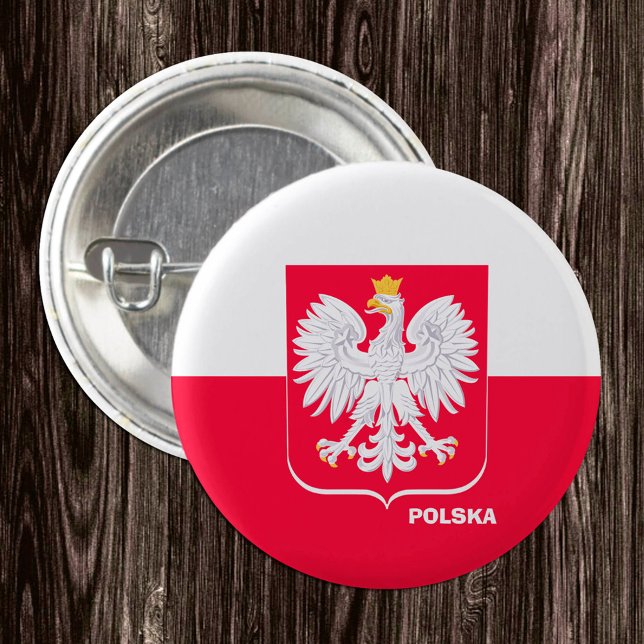 Botón de Polonia, moda patriótica de la bandera po (Subido por el creador)