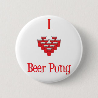 Botón de Pong de la cerveza I (del corazón)