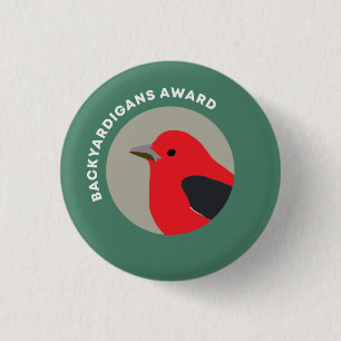 Botón de premio Bird Backyard