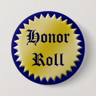 Botón de premio Roll de honor, Personalizable