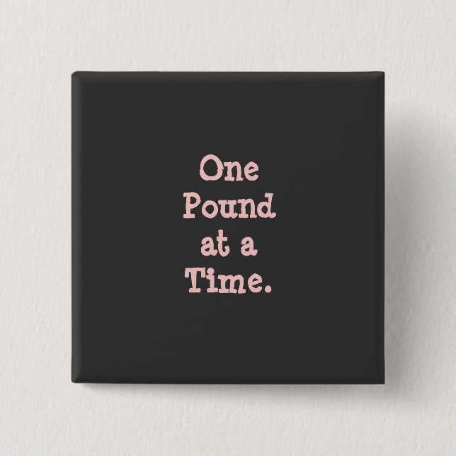 botón de presupuesto de pérdida de peso inspirador (Anverso)