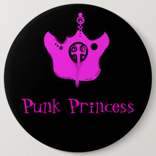 Botón de Princesa Punk