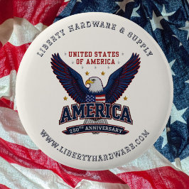 Botón de promoción comercial personalizado USA 250