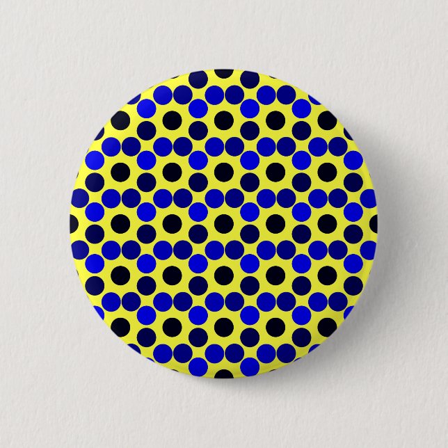 BOTÓN de puntos negros y azules (Anverso)